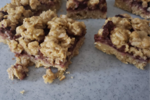 Looking for healthy recipes for your Mardi Gras party? Try these Fig & Oat Squares by BeeKay Nutrition, plus 17 other dietitian-approved festive dishes!