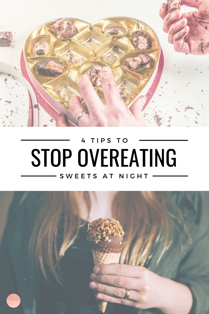 Sugar is not the enemy. It’s not toxic, and it’s not to blame for your inability to lose weight. If you struggle with overeating sweets, there are 4 things you can do right now to help end the compulsion. #weightloss #overeating #sweettooth #sugar #sugarfree